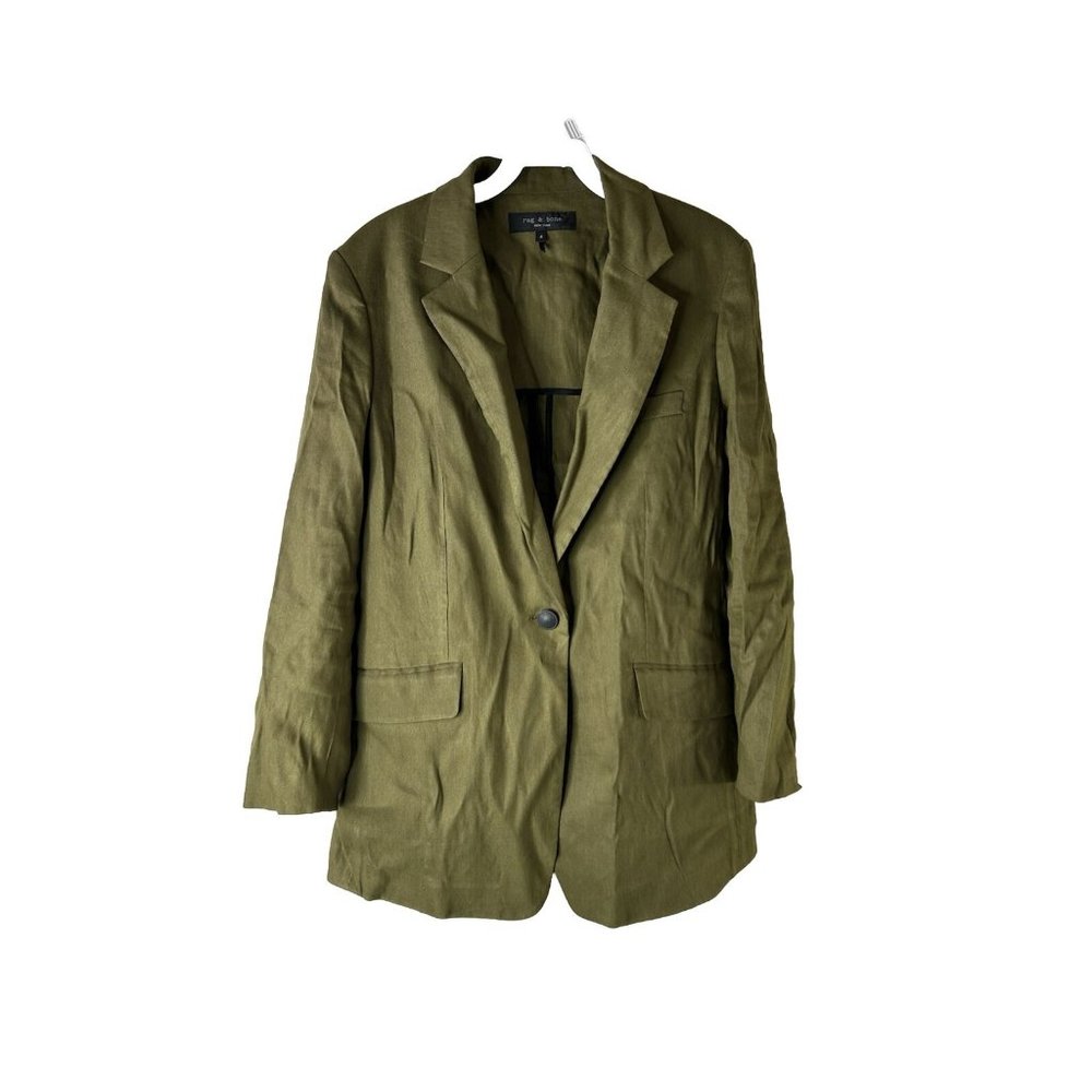 Rag & Bone Wool Single Button Oversized Blazer Ja… - image 1